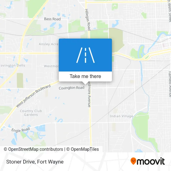 Stoner Drive map