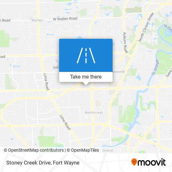 Stoney Creek Drive map