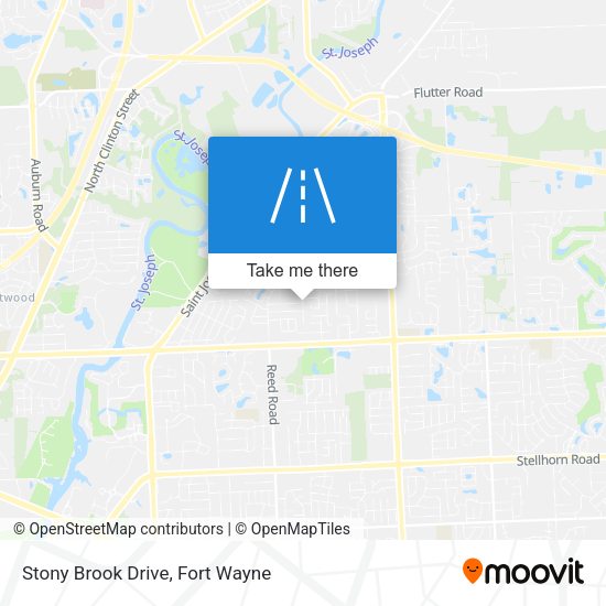 Mapa de Stony Brook Drive