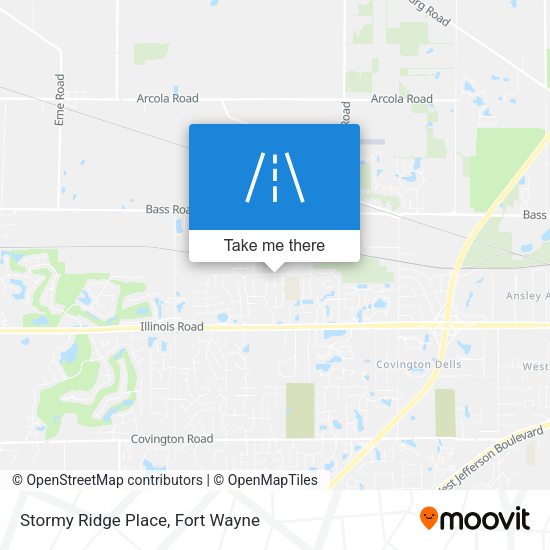 Mapa de Stormy Ridge Place