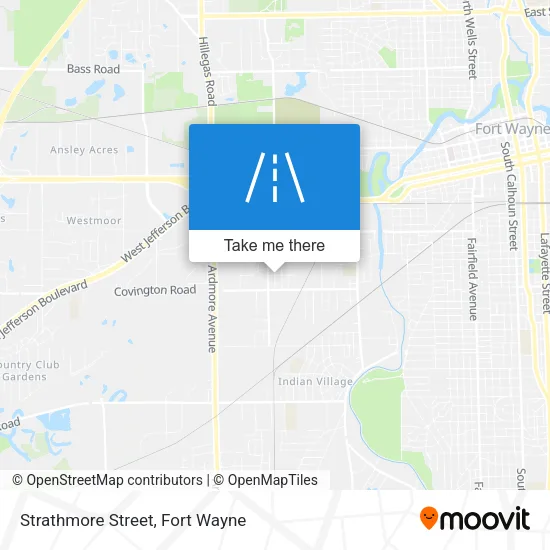 Strathmore Street map