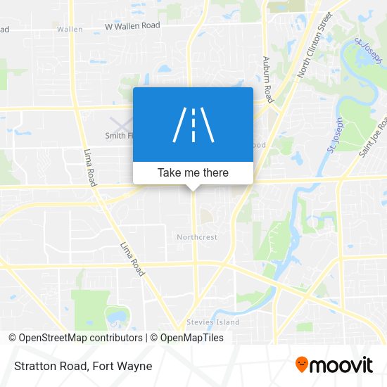 Mapa de Stratton Road