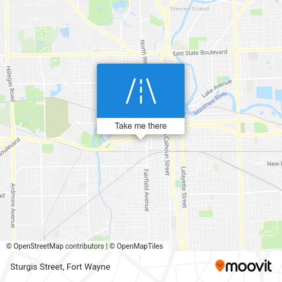 Sturgis Street map
