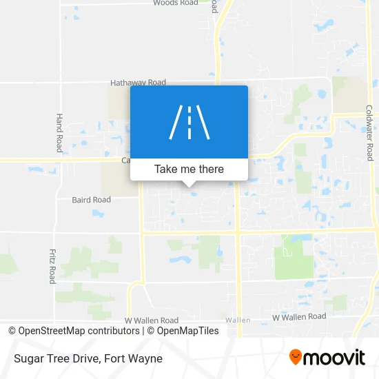 Sugar Tree Drive map