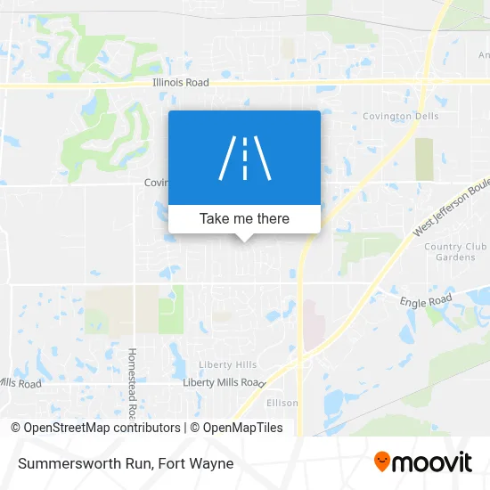 Summersworth Run map