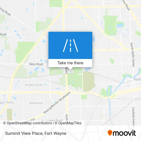 Summit View Place map