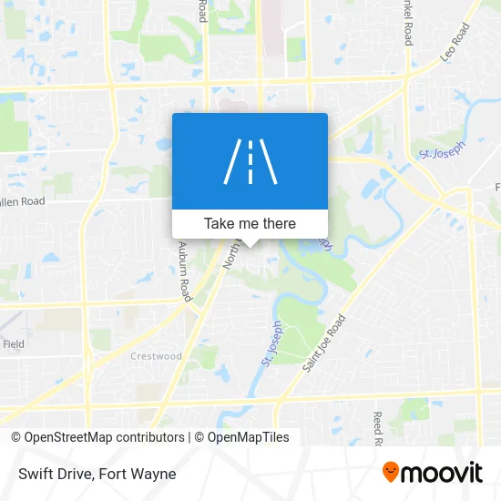 Swift Drive map