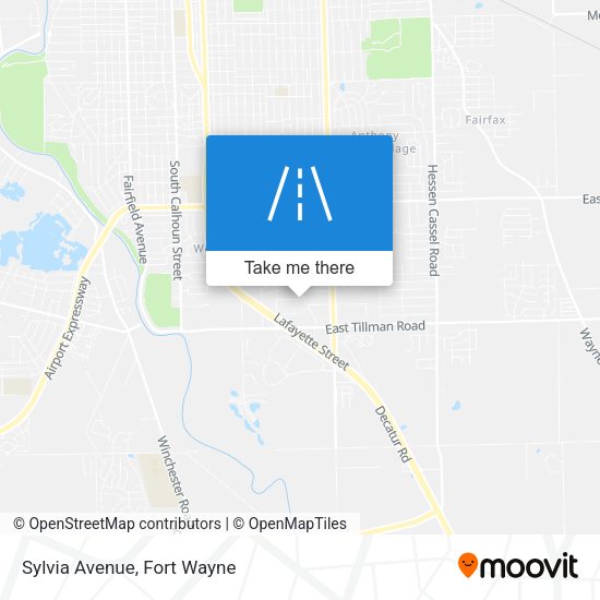 Mapa de Sylvia Avenue