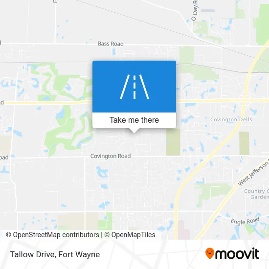 Tallow Drive map