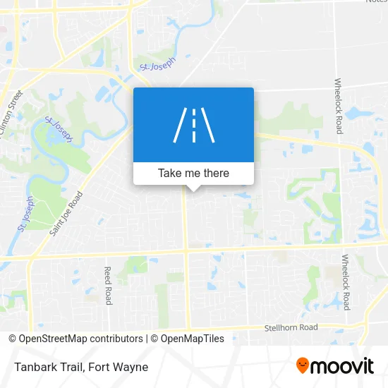 Tanbark Trail map
