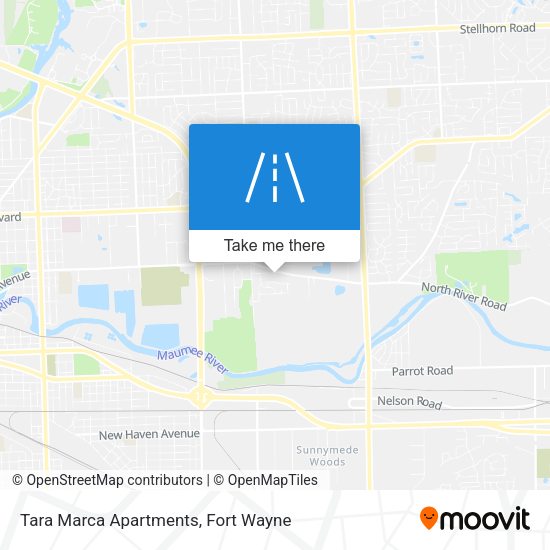 Tara Marca Apartments map