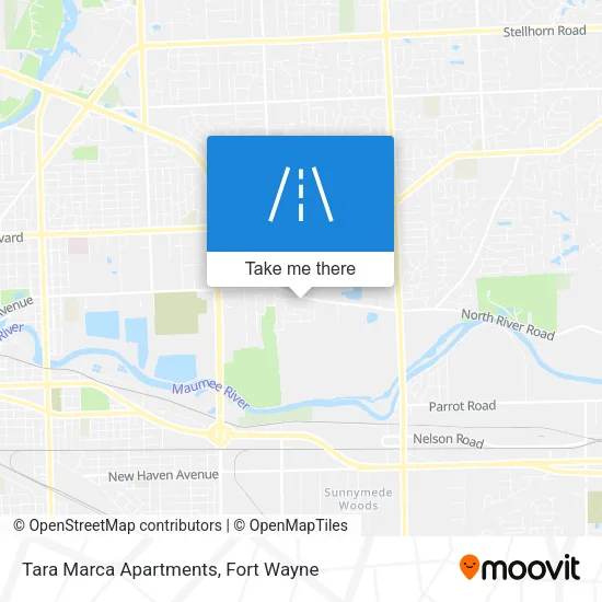 Tara Marca Apartments map