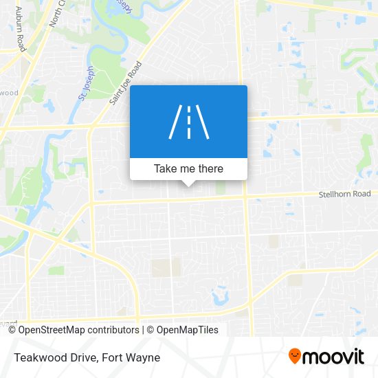 Mapa de Teakwood Drive