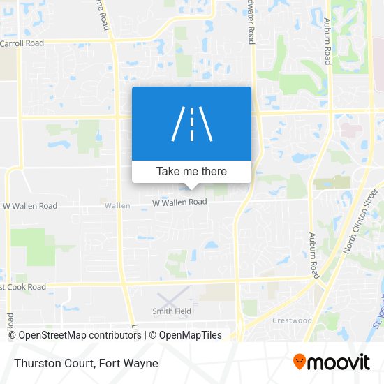 Mapa de Thurston Court