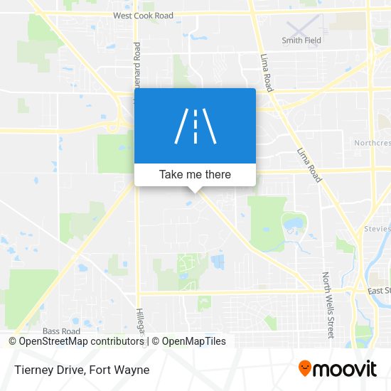 Mapa de Tierney Drive