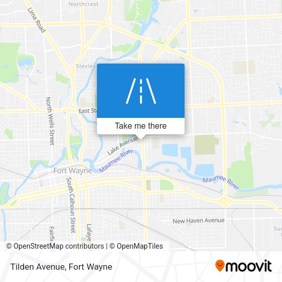 Mapa de Tilden Avenue