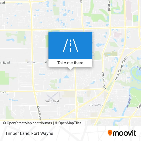 Timber Lane map