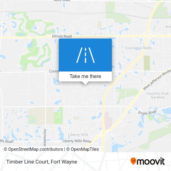 Mapa de Timber Line Court