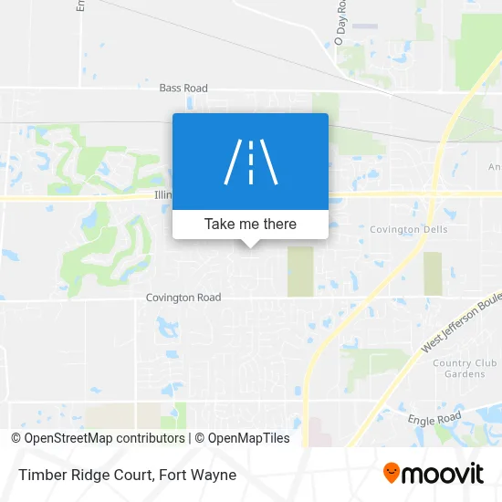 Timber Ridge Court map