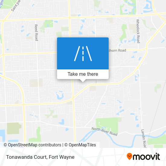 Tonawanda Court map