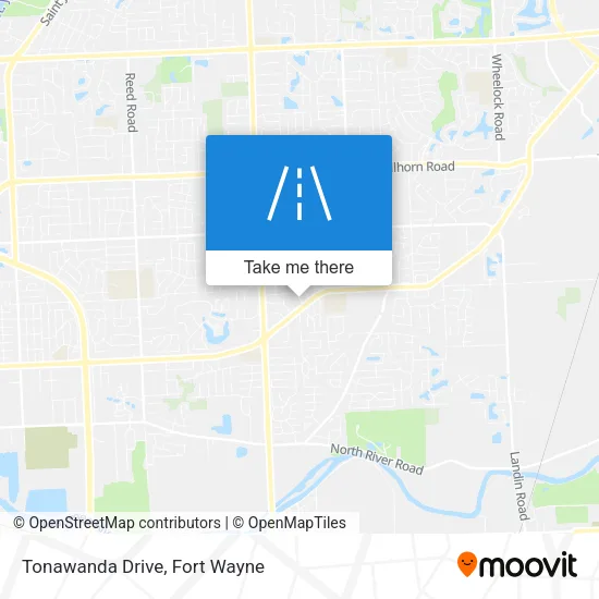 Tonawanda Drive map