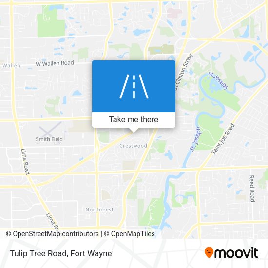 Mapa de Tulip Tree Road