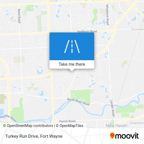 Mapa de Turkey Run Drive