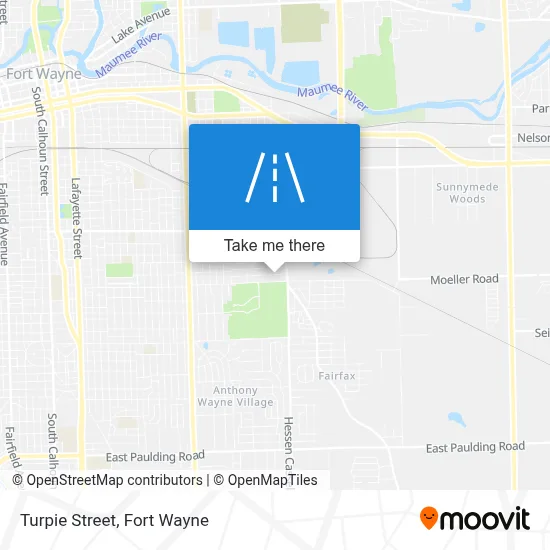 Turpie Street map