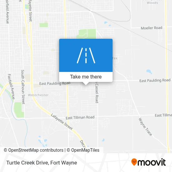 Turtle Creek Drive map