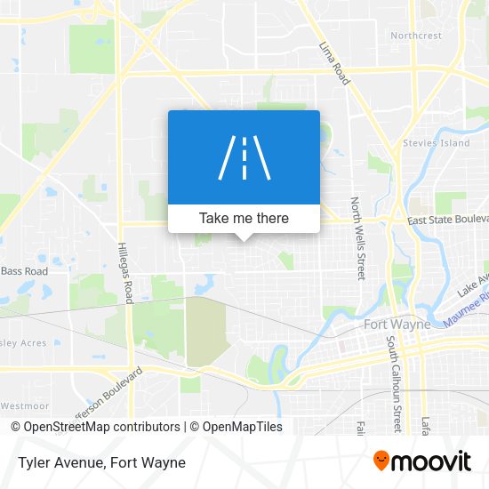 Mapa de Tyler Avenue