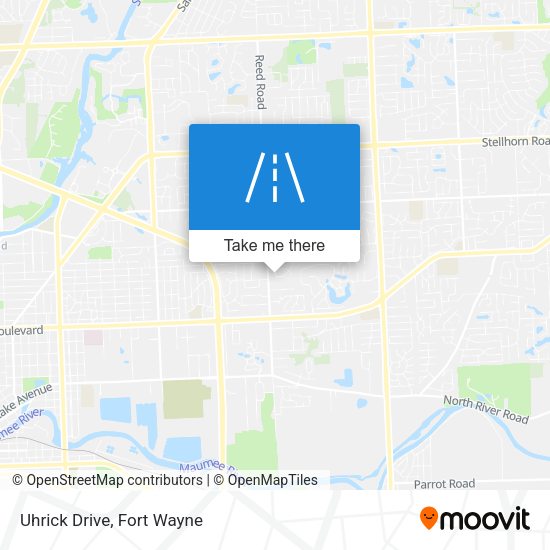 Mapa de Uhrick Drive