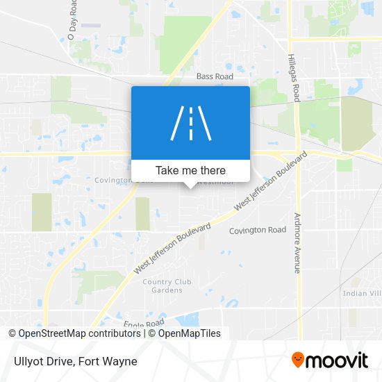 Mapa de Ullyot Drive