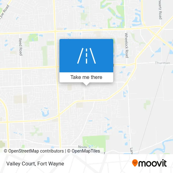 Valley Court map