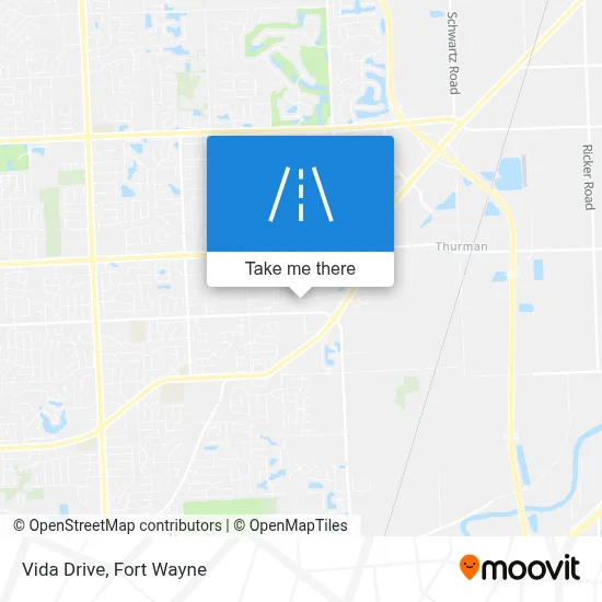 Vida Drive map