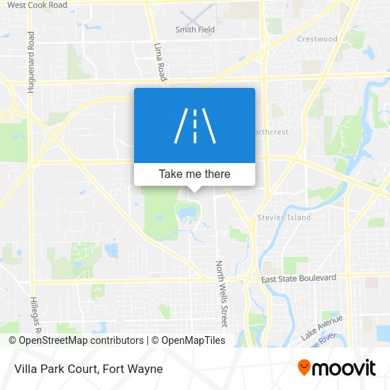 Mapa de Villa Park Court