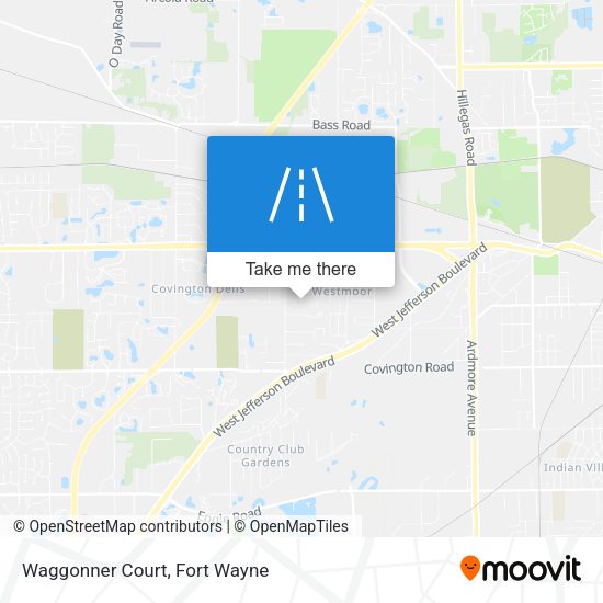 Mapa de Waggonner Court