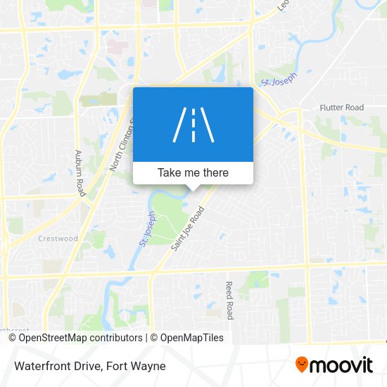 Mapa de Waterfront Drive