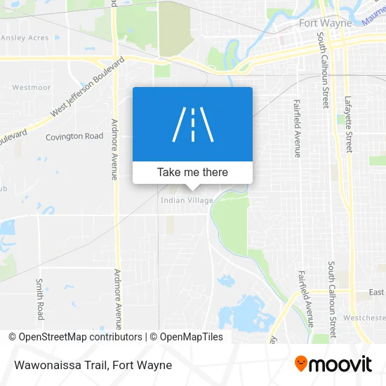 Wawonaissa Trail map