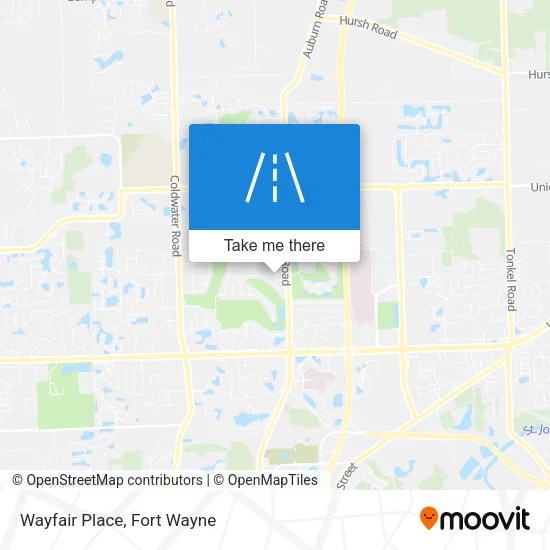Wayfair Place map