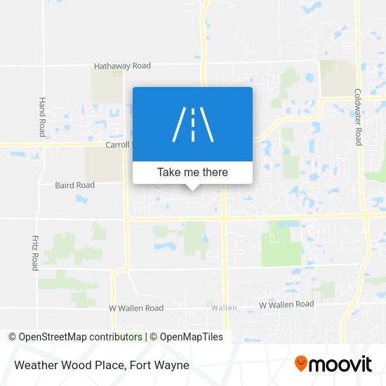 Mapa de Weather Wood Place