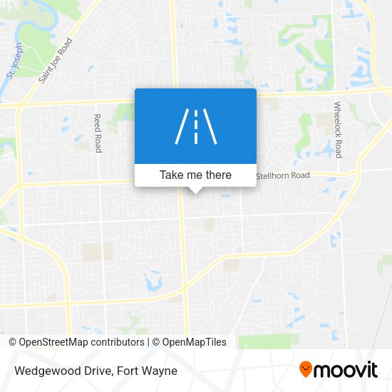 Wedgewood Drive map