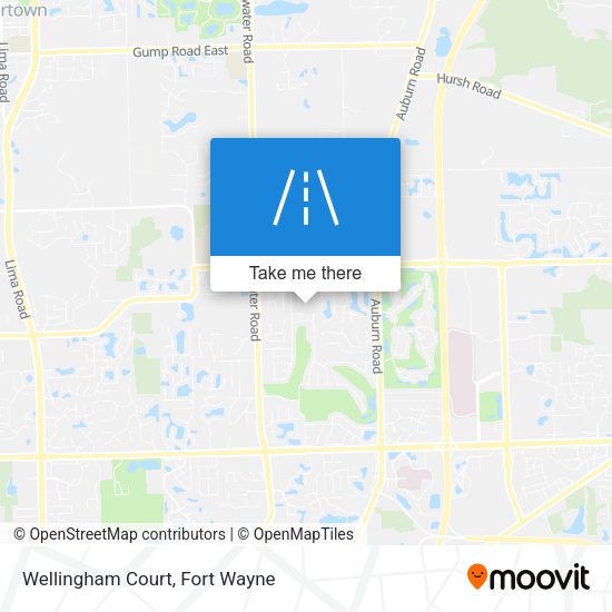 Mapa de Wellingham Court