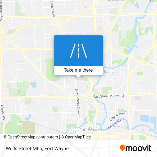 Wells Street Mhp map