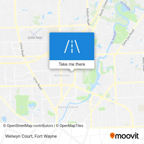 Welwyn Court map