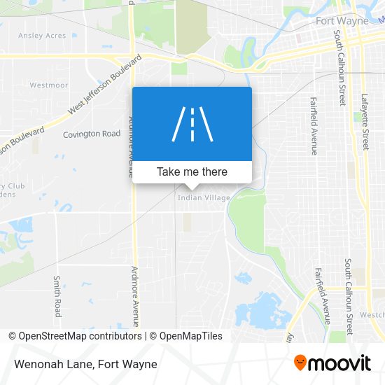 Mapa de Wenonah Lane