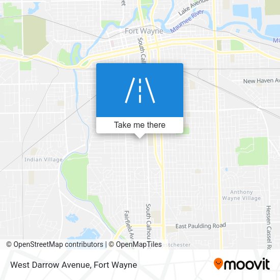West Darrow Avenue map