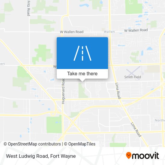 Mapa de West Ludwig Road