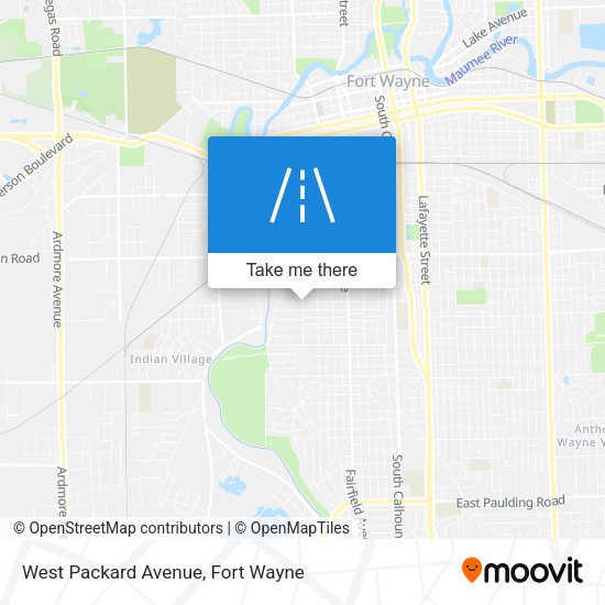Mapa de West Packard Avenue