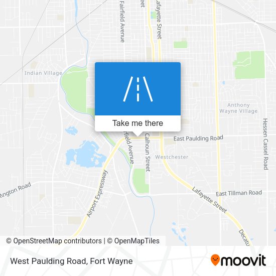 West Paulding Road map
