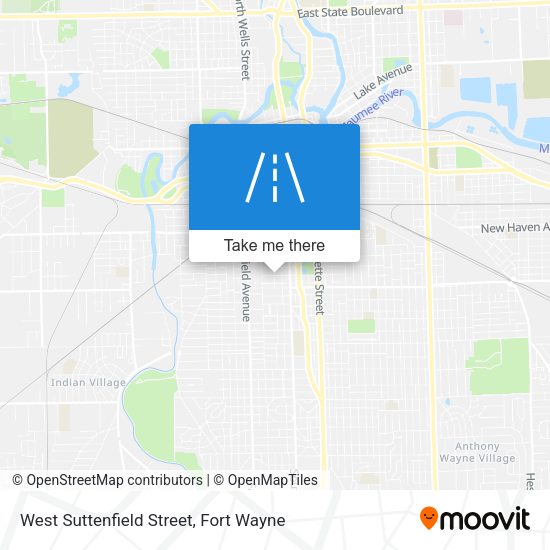 Mapa de West Suttenfield Street